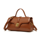 LIVIA STRUCTURED LEATHER CROSSBODY BAG