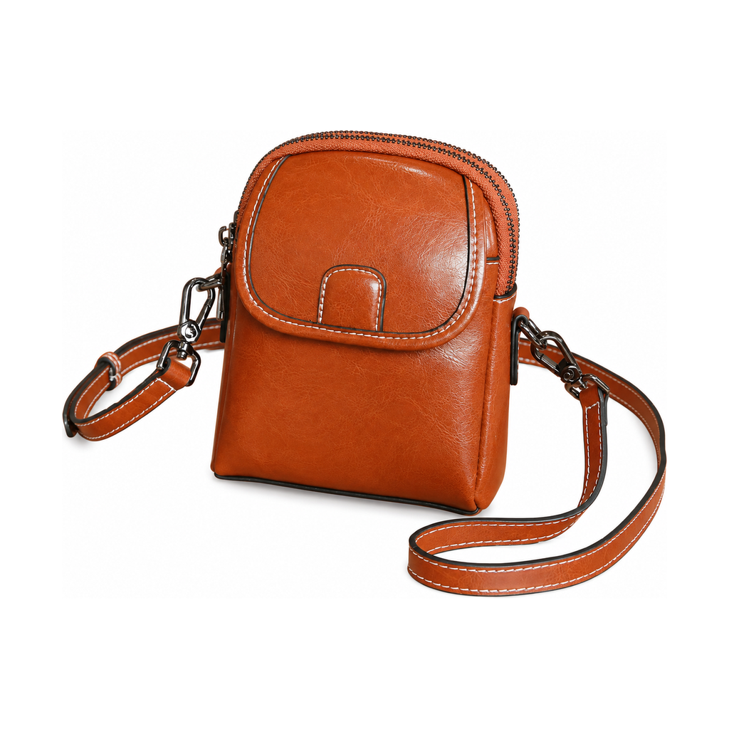 MIRA LEATHER MINI CROSSBODY BAG