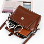 AMELIA LEATHER SHELL SHOULDER BAG