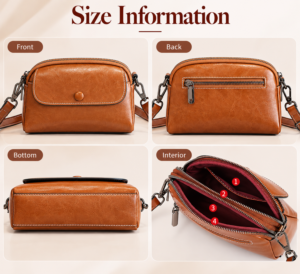 LIVIA MINI LEATHER CROSSBODY BAG