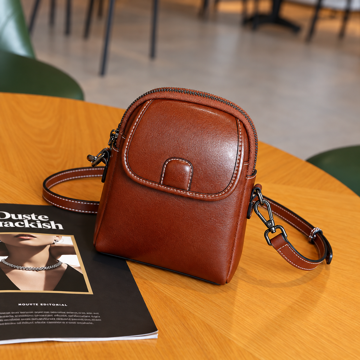 MIRA LEATHER MINI CROSSBODY BAG