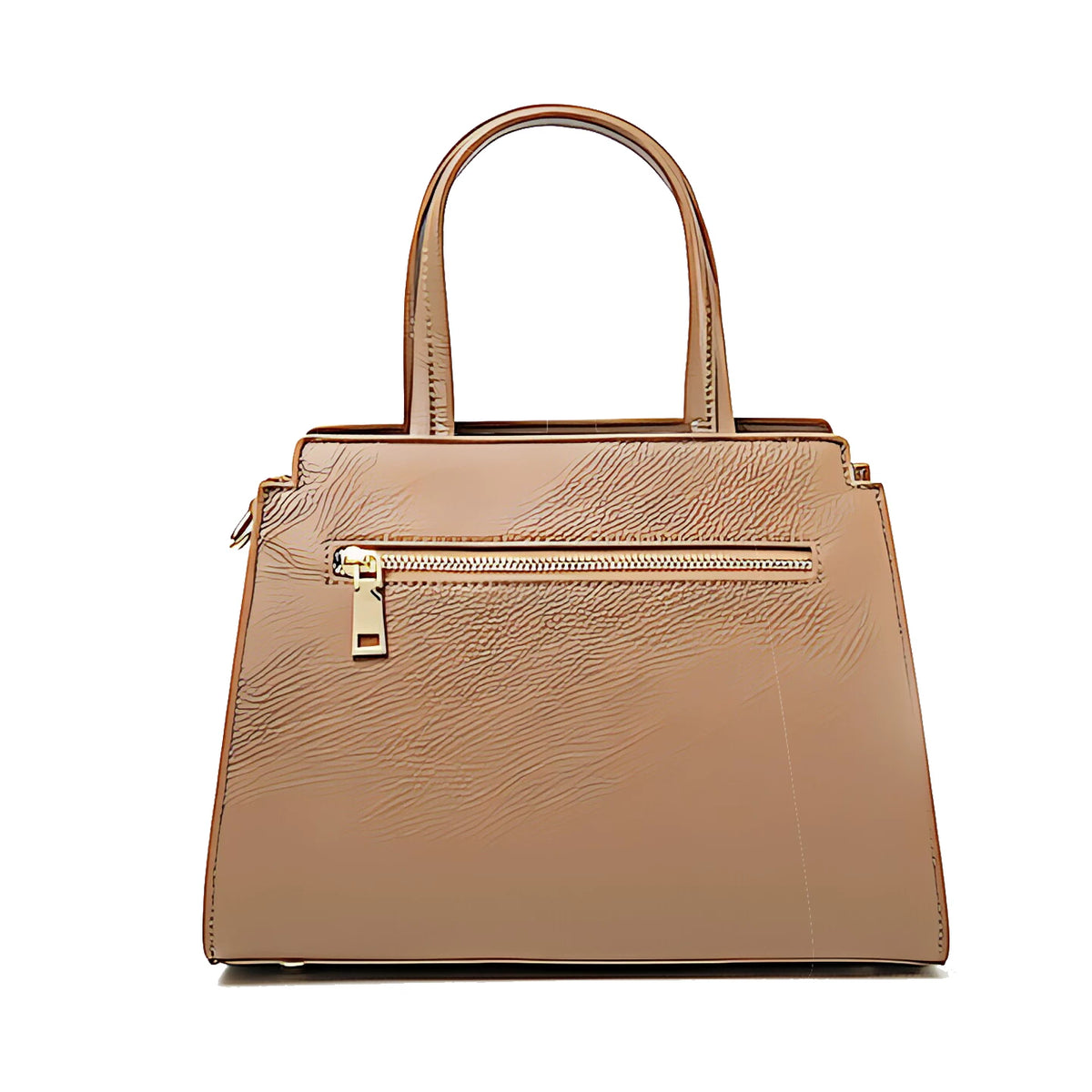 MARGOT CROCODILE-EMBOSSED LEATHER SATCHEL