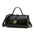 LIVIA STRUCTURED LEATHER CROSSBODY BAG