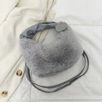 ELISE PLUSH SHOULDER BAG