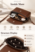AMELIA LEATHER SHELL SHOULDER BAG