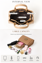 MARGOT CROCODILE-EMBOSSED LEATHER SATCHEL