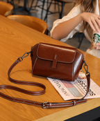 AMELIA LEATHER SHELL SHOULDER BAG