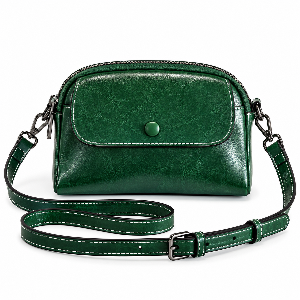 LIVIA MINI LEATHER CROSSBODY BAG