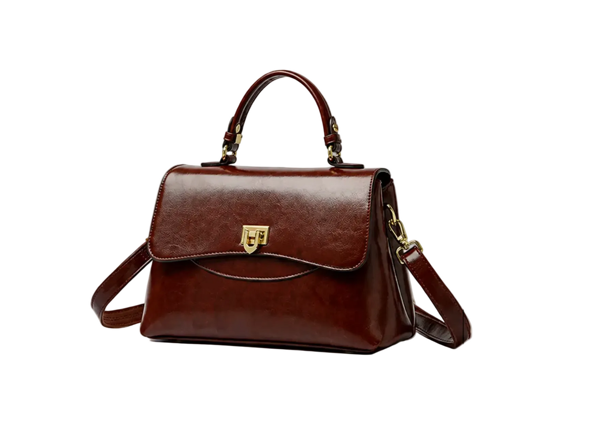 VIVIENNE CLASSIC LEATHER HANDBAG