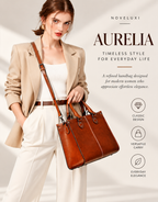 AURELIA PREMIUM LEATHER TOTE BAG