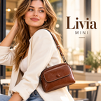 LIVIA MINI LEATHER CROSSBODY BAG