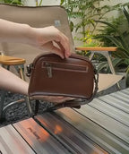 LIVIA MINI LEATHER CROSSBODY BAG